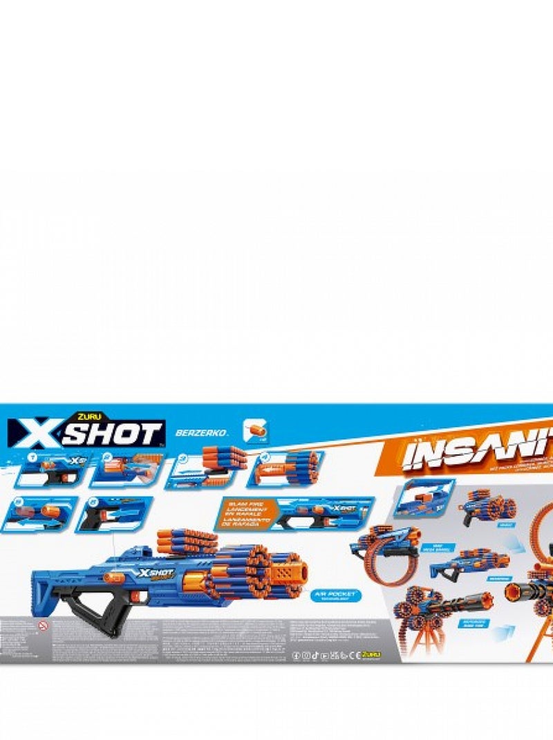 XSHOT Insanity 36610 Berzerko Blaster Bleu - Kiabi