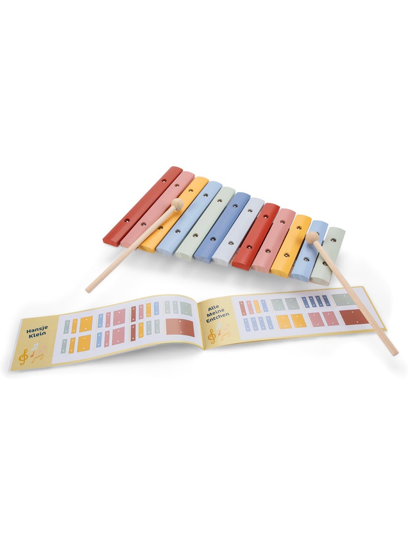 Xylophone en bois 12 tons Beige - Kiabi