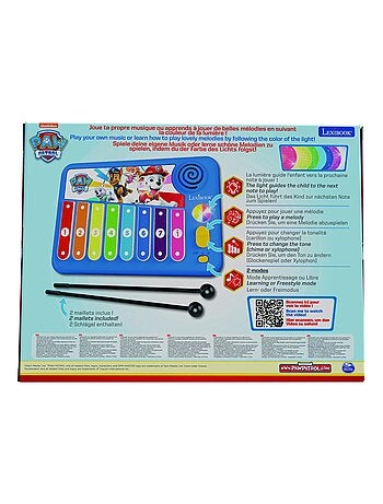 Xylophone Pat' Patrouille avec Apprentissage Lumineux de la Musique