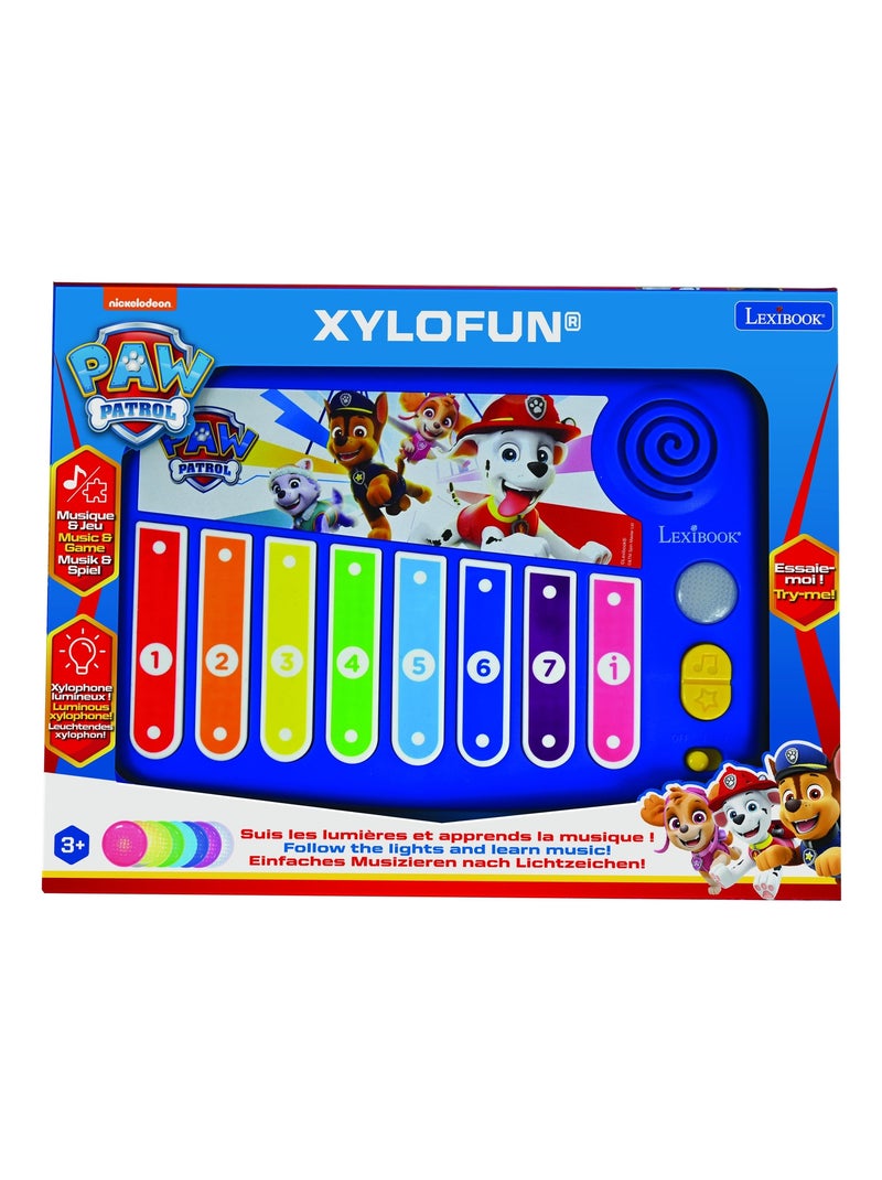 Xylophone Pat' Patrouille avec Apprentissage Lumineux de la Musique Bleu - Kiabi