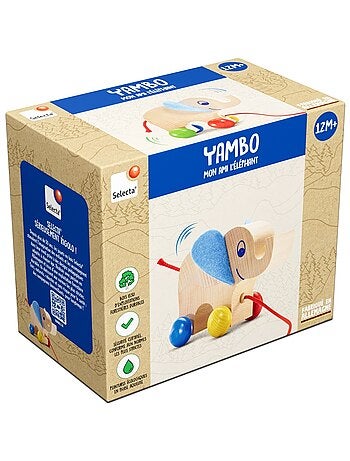 Yambo l'éléphant à tirer
