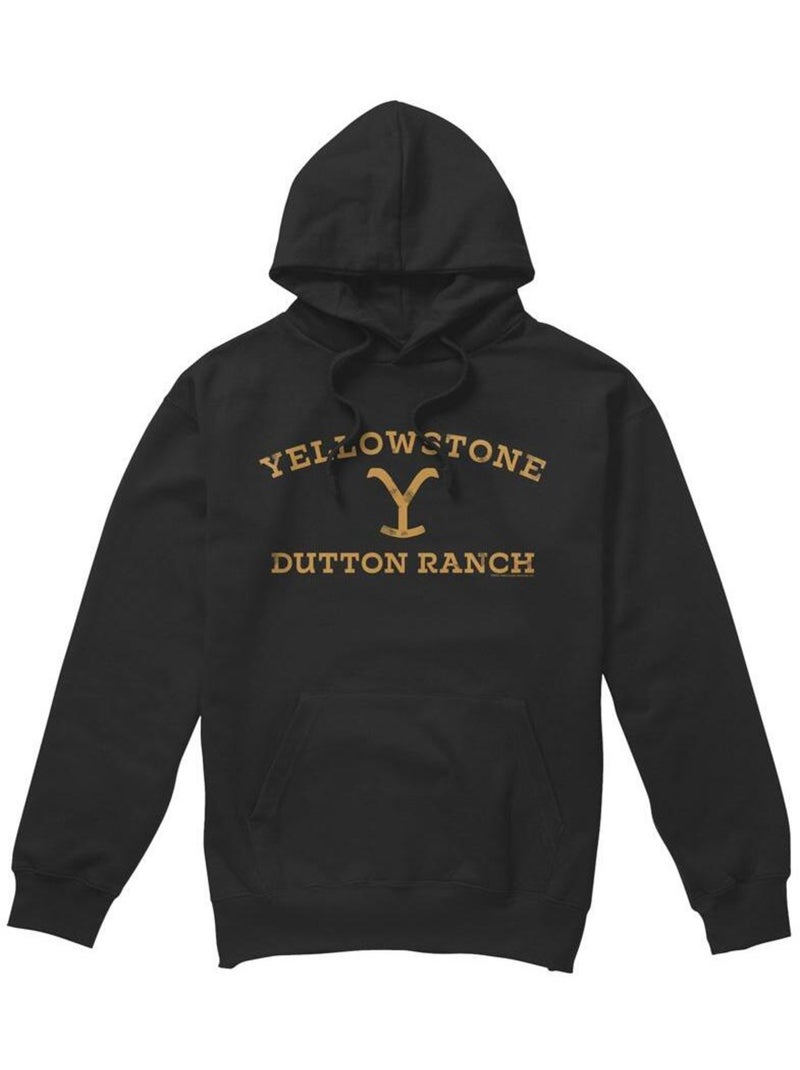 Yellowstone - Sweat à capuche Noir - Kiabi