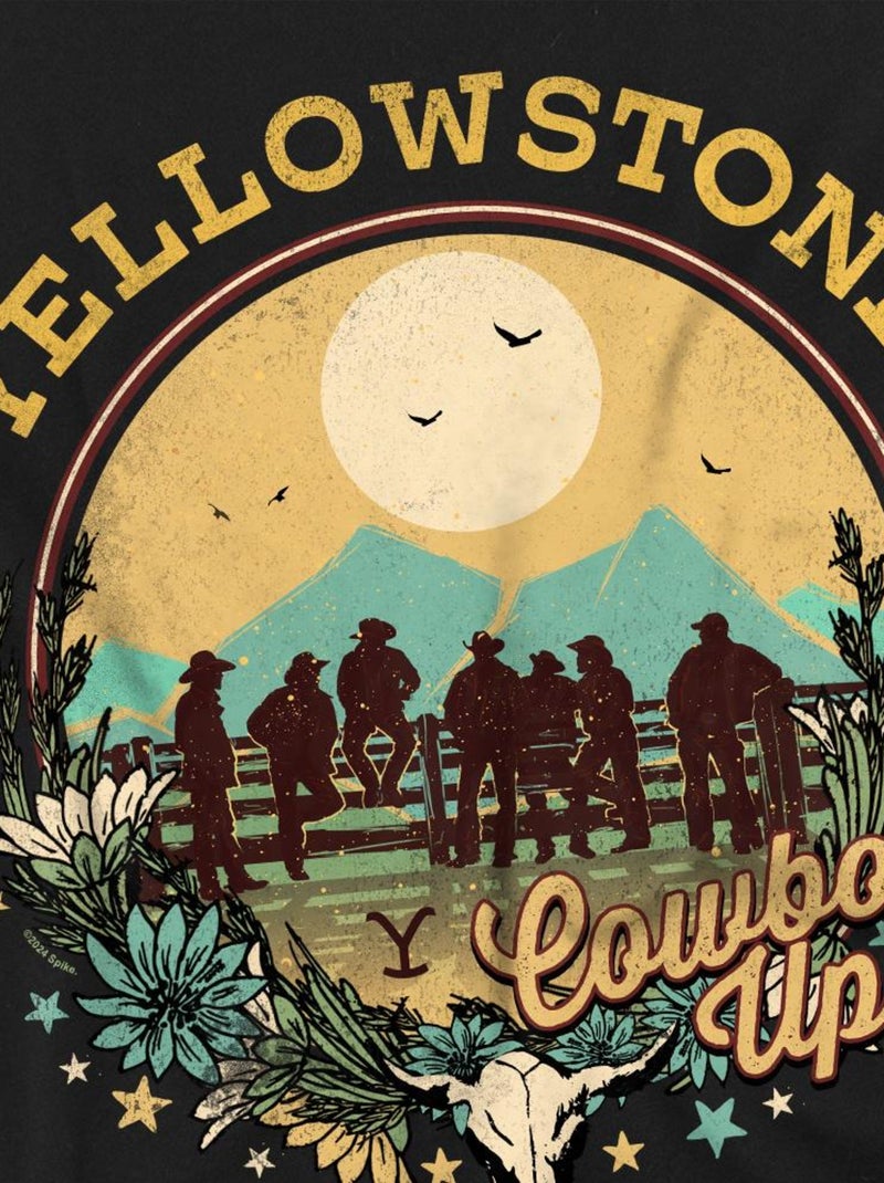 Yellowstone - T-shirt COWBOY UP Noir - Kiabi