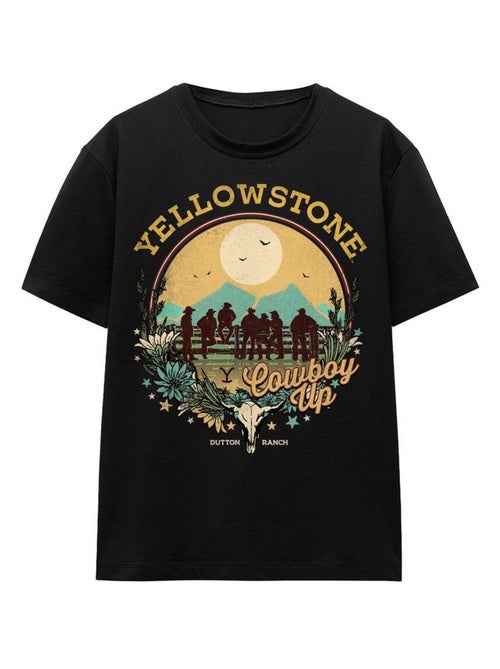 Yellowstone - T-shirt COWBOY UP - Kiabi
