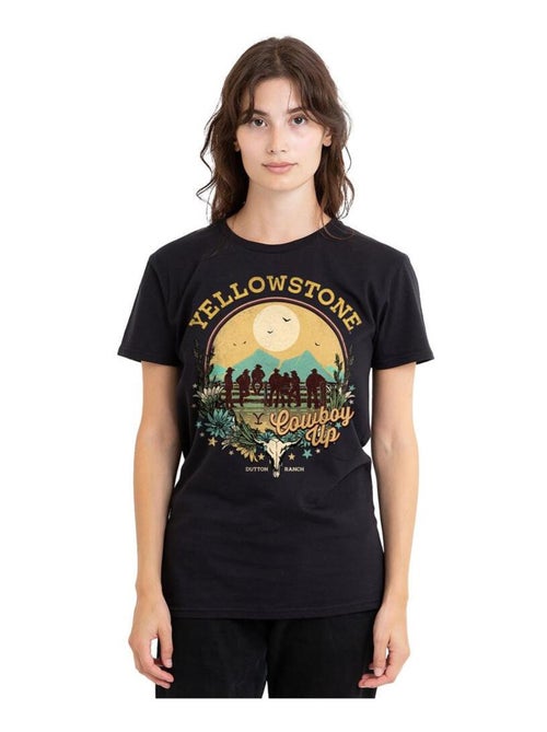 Yellowstone - T-shirt COWBOY UP - Kiabi