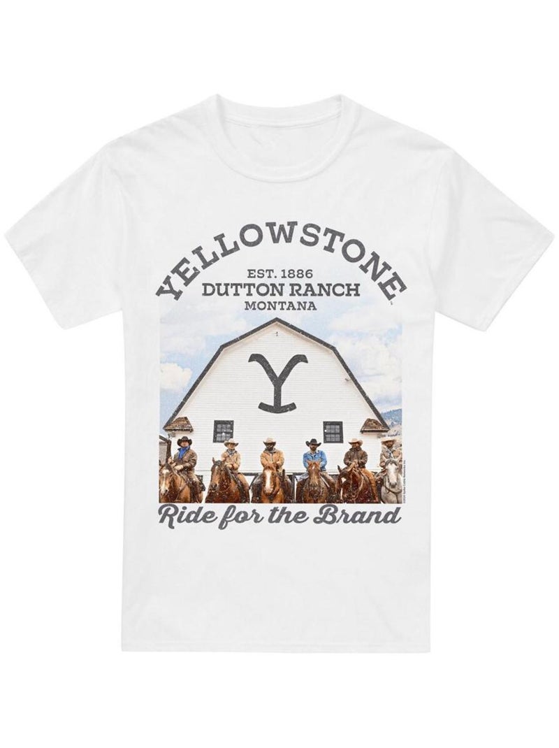 Yellowstone - T-shirt FOR THE BRAND Blanc - Kiabi