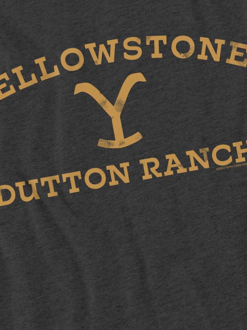 Yellowstone - T-shirt Gris Noir - Kiabi