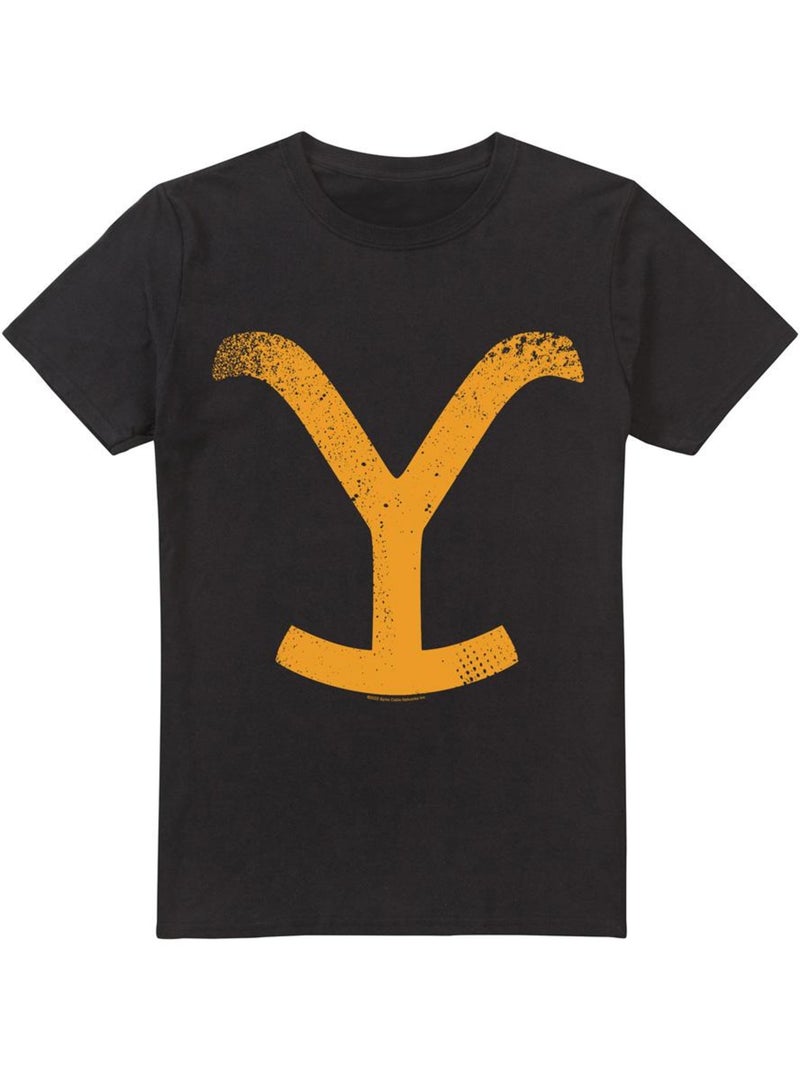 Yellowstone - T-shirt LARGE BRAND Noir - Kiabi