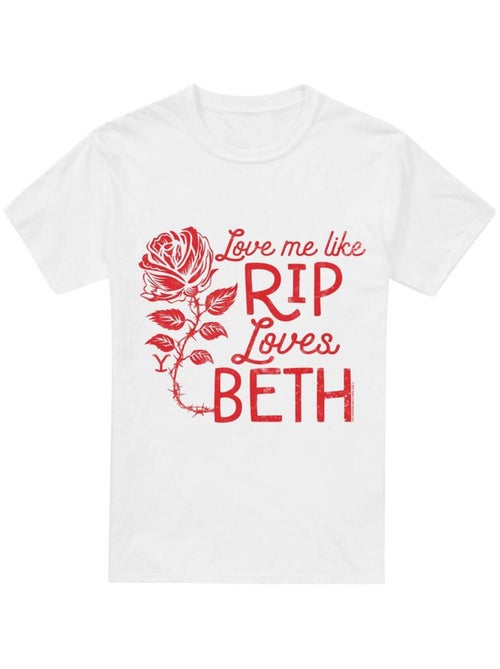 Yellowstone - T-shirt LOVE ME LIKE RIP LOVES BETH - Kiabi Yellowstone - T-shirt LOVE ME LIKE RIP LOVES BETH - Kiabi