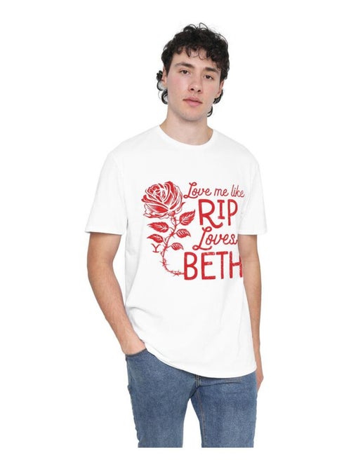 Yellowstone - T-shirt LOVE ME LIKE RIP LOVES BETH - Kiabi Yellowstone - T-shirt LOVE ME LIKE RIP LOVES BETH - Kiabi
