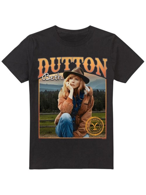 Yellowstone - T-shirt motif Beth Dutton THOUGHTS - Kiabi