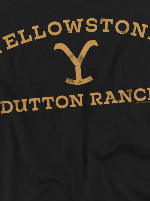 Yellowstone - T-shirt motif logo arqué - Kiabi