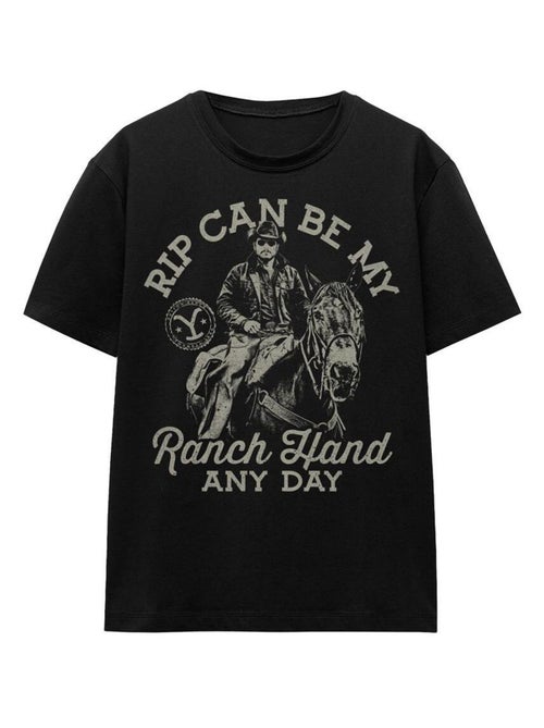 Yellowstone - T-shirt RIP CAN BE MY RANCH HAND - Kiabi