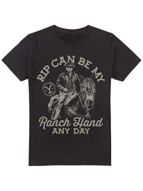 Yellowstone - T-shirt RIP CAN BE MY RANCH HAND - Kiabi