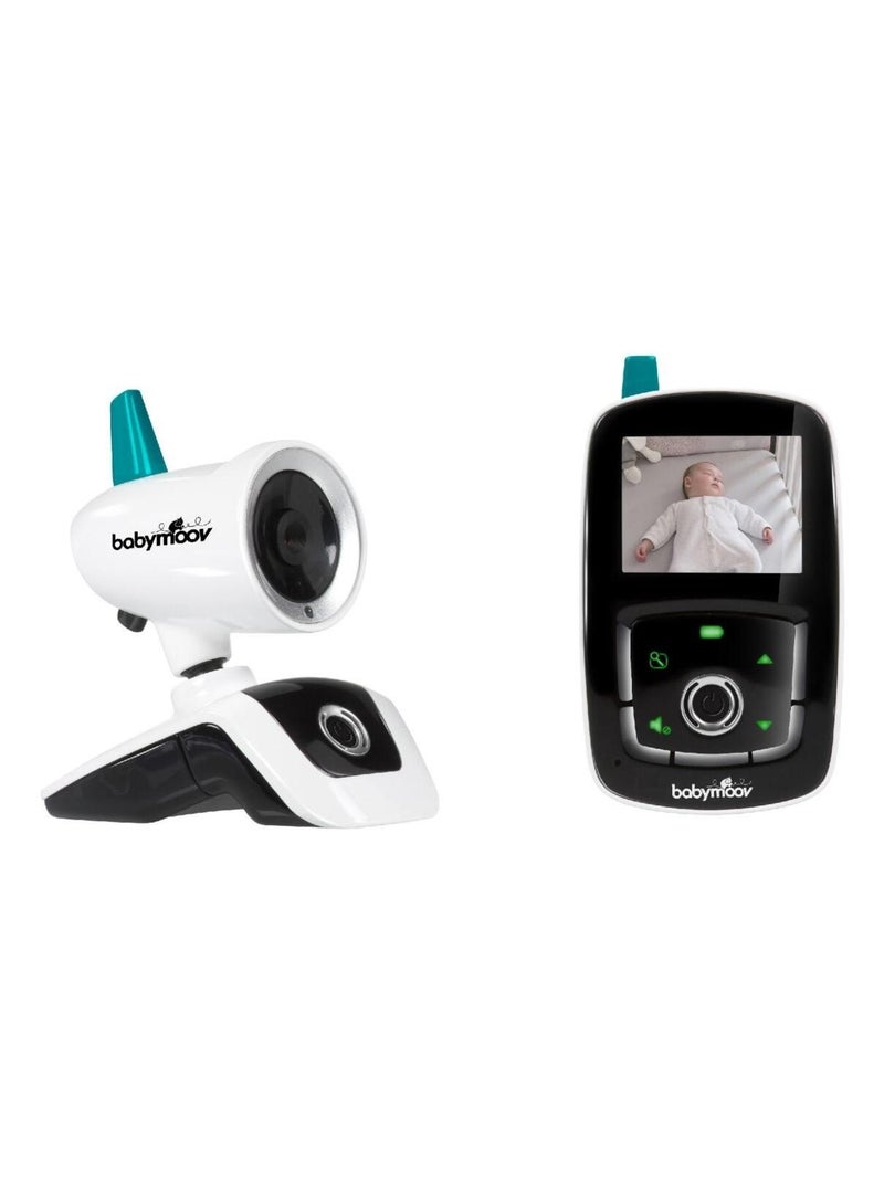 YOO Care Babyphone Ecoute-Bébé Vidéo - Portée de 300m - Talkie Walkie 'Babymoov' Blanc - Kiabi