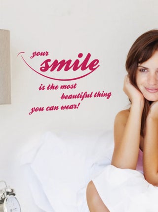 Your Smile, Sticker murale - 14 x 70 cm