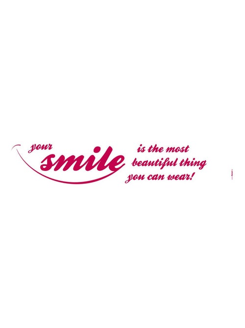 Your Smile, Sticker murale - 14 x 70 cm - Kiabi