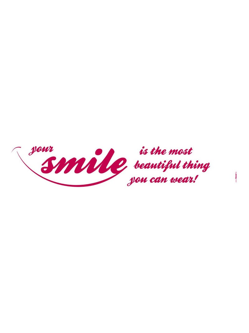 Your Smile, Sticker murale - 14 x 70 cm Multicolore - Kiabi