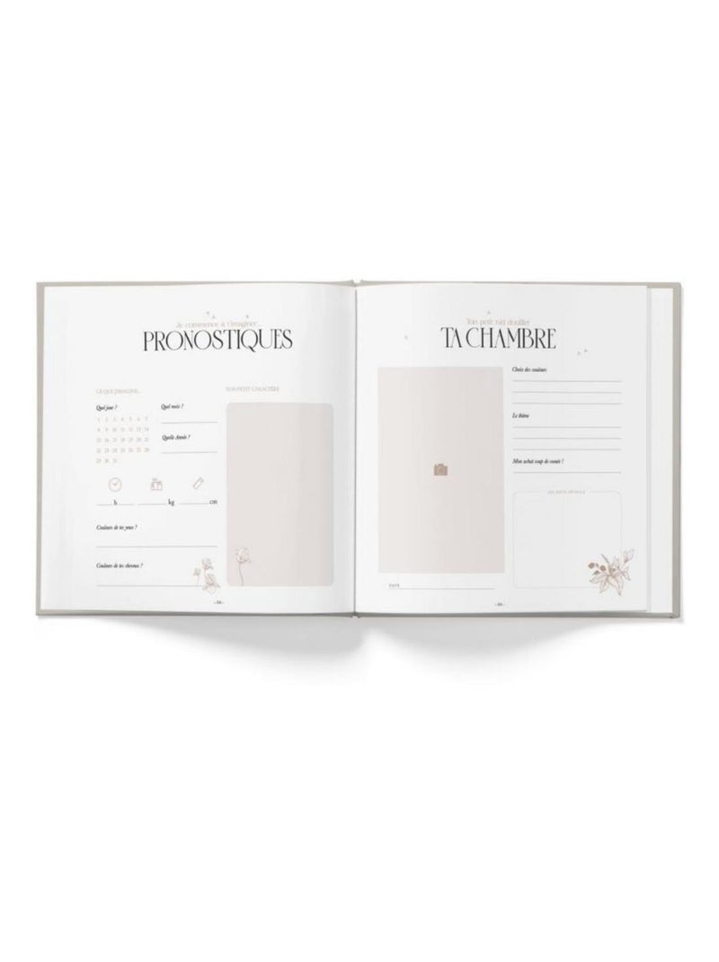 Zakuw - Livre de grossesse 9 mois à t'attendre Beige - Kiabi