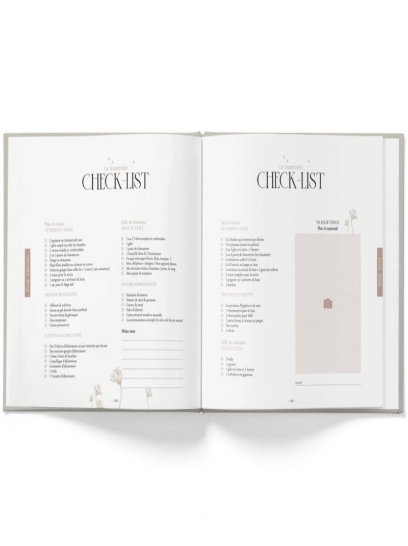 Zakuw - Livre de grossesse 9 mois à t'attendre Beige - Kiabi