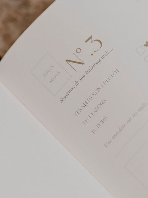 Zakuw - Livre de naissance Petit Amour Sauge - Kiabi