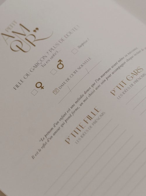 Zakuw - Livre de naissance Petit Amour Sauge - Kiabi