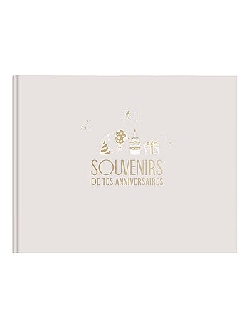 Zakuw - Livre Souvenirs de tes anniversaires
