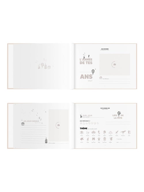 Zakuw - Livre Souvenirs de tes anniversaires - Kiabi