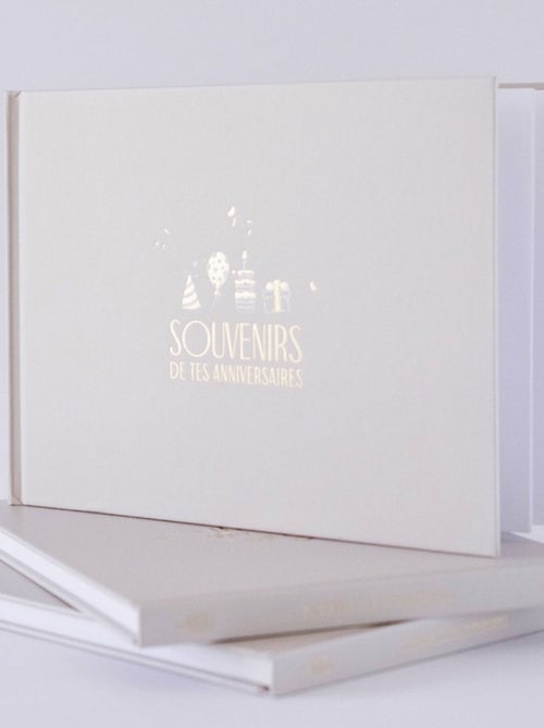 Zakuw - Livre Souvenirs de tes anniversaires - Kiabi