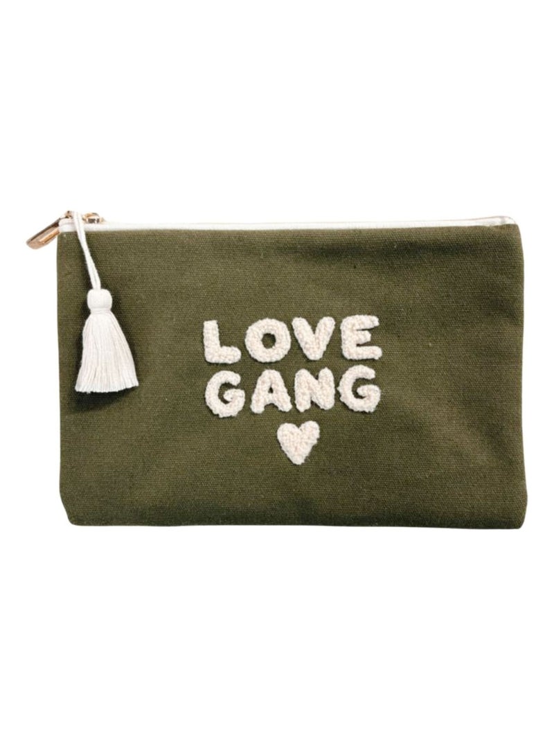 Zakuw - Pochette Love gang Vert - Kiabi