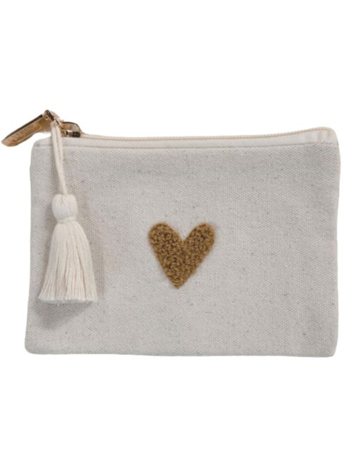 Zakuw - Porte-monnaie Love beige - Kiabi Zakuw - Porte-monnaie Love beige - Kiabi