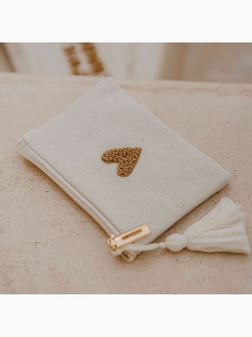 Zakuw - Porte-monnaie Love beige - Kiabi Zakuw - Porte-monnaie Love beige - Kiabi