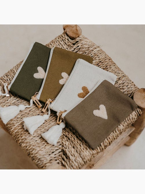 Zakuw - Porte-monnaie Love taupe - Kiabi Zakuw - Porte-monnaie Love taupe - Kiabi