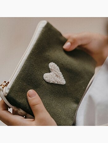 Zakuw - Porte-monnaie Love vert