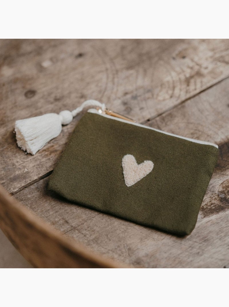 Zakuw - Porte-monnaie Love vert Vert - Kiabi