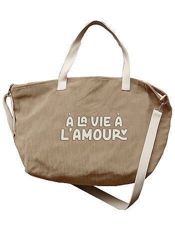 Zakuw - sac cabas xl velours