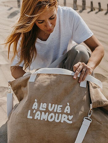 Zakuw - sac cabas xl velours