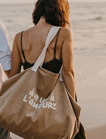 Zakuw - sac cabas xl velours