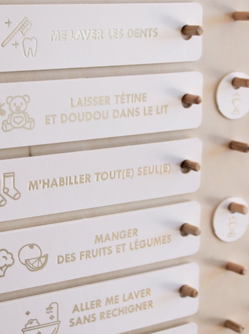 Zakuw - Tableau des motivations Beige - Kiabi