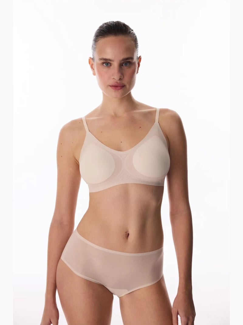 Zerogram soutien-gorge rembourré penti Beige clair - Kiabi