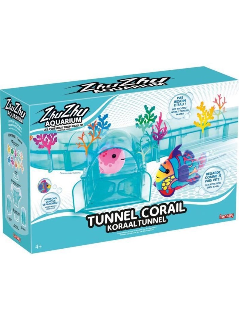 Zhu zhu aquarium - lansay - tunnel corail - dès 4 ans Bleu - Kiabi