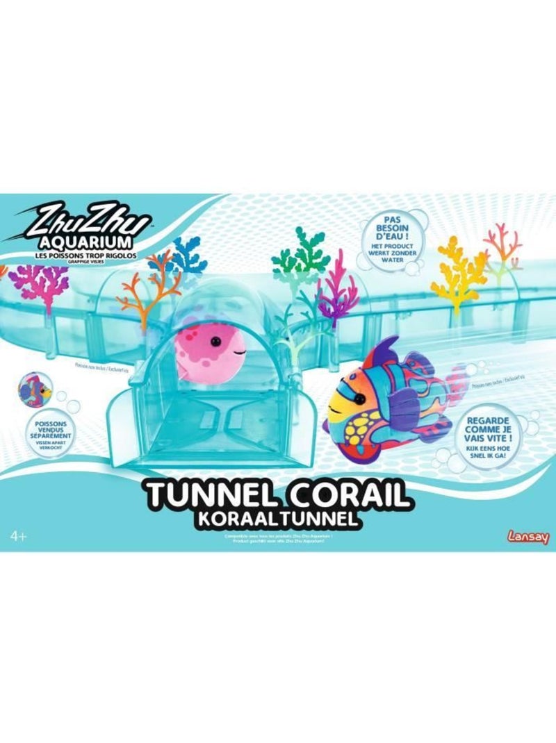 Zhu zhu aquarium - lansay - tunnel corail - dès 4 ans Bleu - Kiabi