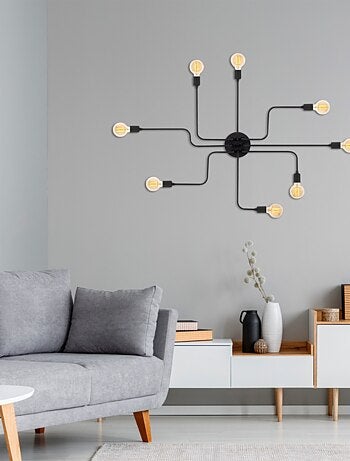 ZOE Suspension noire en métal