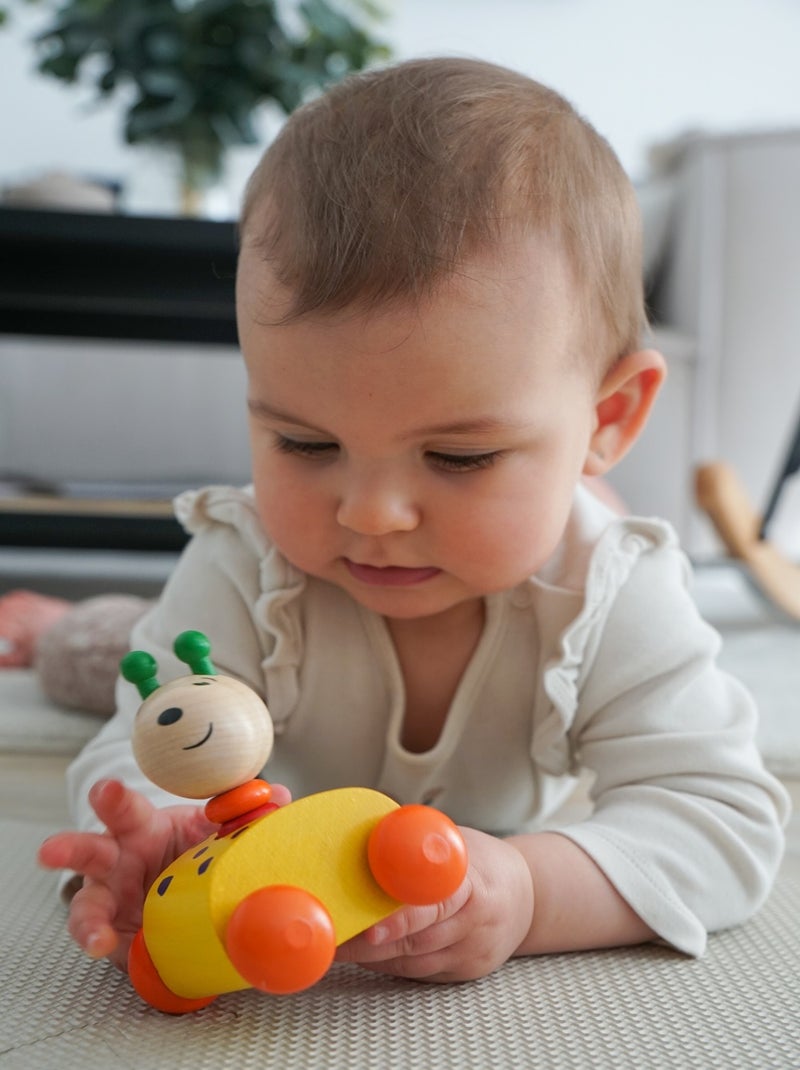 Zoolini hochet roulant girafe Jaune - Kiabi