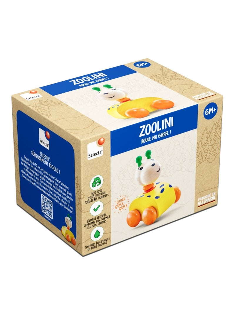 Zoolini hochet roulant girafe Jaune - Kiabi