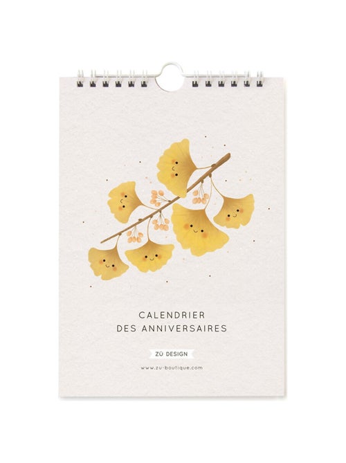 Zü - Calendrier des anniversaires Ginkgo - Kiabi
