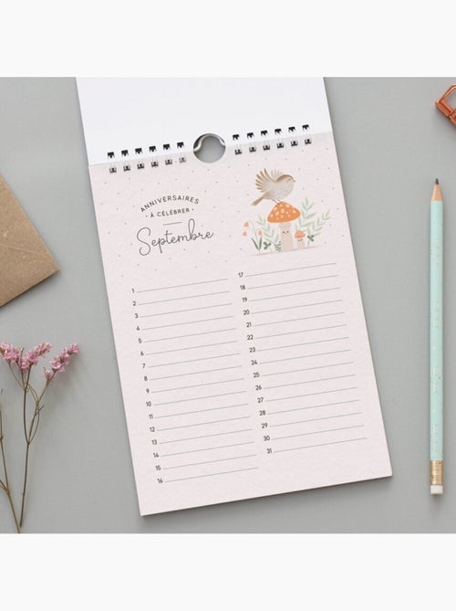 Zü - Calendrier des anniversaires Ginkgo - Kiabi