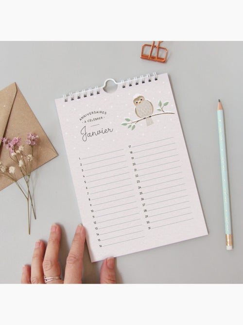 Zü - Calendrier des anniversaires Ginkgo - Kiabi