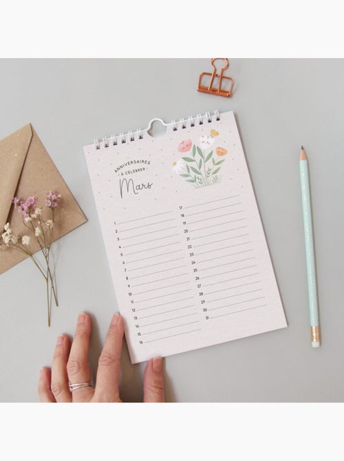 Zü - Calendrier des anniversaires Ginkgo - Kiabi